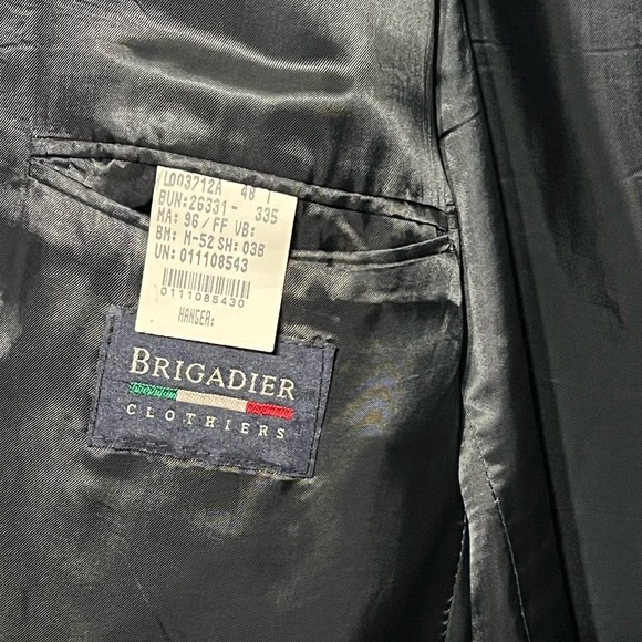 Chaps Ralph Lauren VTG Blazer Men’s Black Single-Breast Suit Jacket 48T - Picture 8 of 8